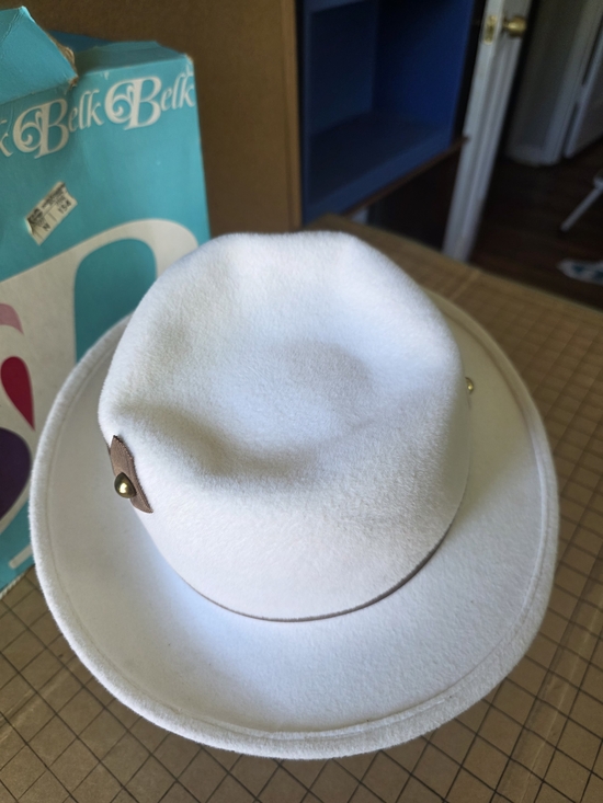 Kurt Jr. by Tom Hann White Felt Fedora Vintage NOS w/ Original Box main image 7